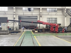 Red Telescopic Fishing Boat Crane