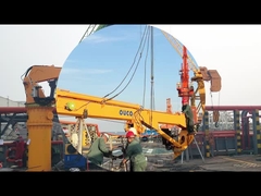 High-Performance 0.5 Ton Telescopic Boom Crane for Offshore Support Vessels