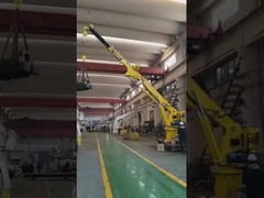 1.7T8.3M Knuckle Boom Telescopic Marine Crane Field Test Video