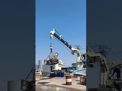 4T14M Knuckle and Foldable Boom Marine Crane