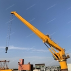 25T Hydraulic Stiff Boom Marine Crane High Efficiency Electric For Heavy Duty