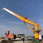 25T Hydraulic Stiff Boom Marine Crane High Efficiency Electric For Heavy Duty