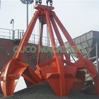 Customized 6 Rope Steel Lifting Orange Peel Grab Bucket