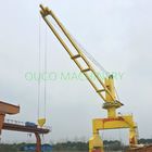 Floating 20t Mobile Rail Mounted 30M Marine Cranes