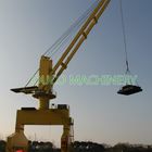Floating 20t Mobile Rail Mounted 30M Marine Cranes