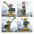 Rail Mounted 30t Lattice Boom 50m Mobile Harbour Crane