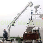 0.98T 5M Fixed Boom Marine Davit Crane For Bulk Cargo Lifting