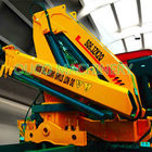 Yellow Cormach 10t Foldable Boom Lorry Mounted Crane