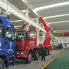 Mobile 80t Semi Knuckle Boom Lorry Mounted Crane