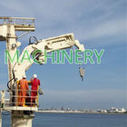 2.5t 22m Telescopic Ship Deck Cranes Boom Hydraulic With IACS Certified