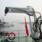 Factory Steel 0.35T 3.5M Telescopic Boom Crane Lifting Mini Knuckle mobile boat Marine