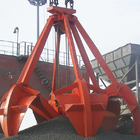 6 Rope Steel Lifting Orange Peel Hydraulic Mechanical Grab Bucket Customized