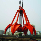 6 Rope Steel Lifting Orange Peel Hydraulic Mechanical Grab Bucket Customized