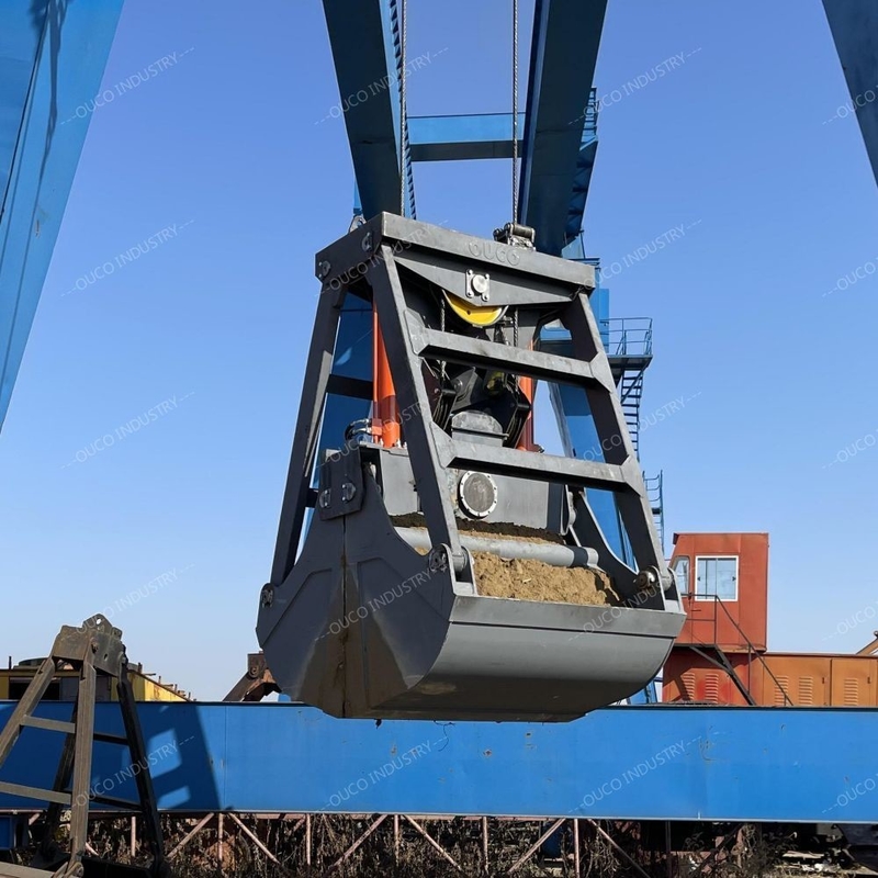 3 Cubic Meters of Sand Grabbing Double-claw Mechanical Grab Bucket