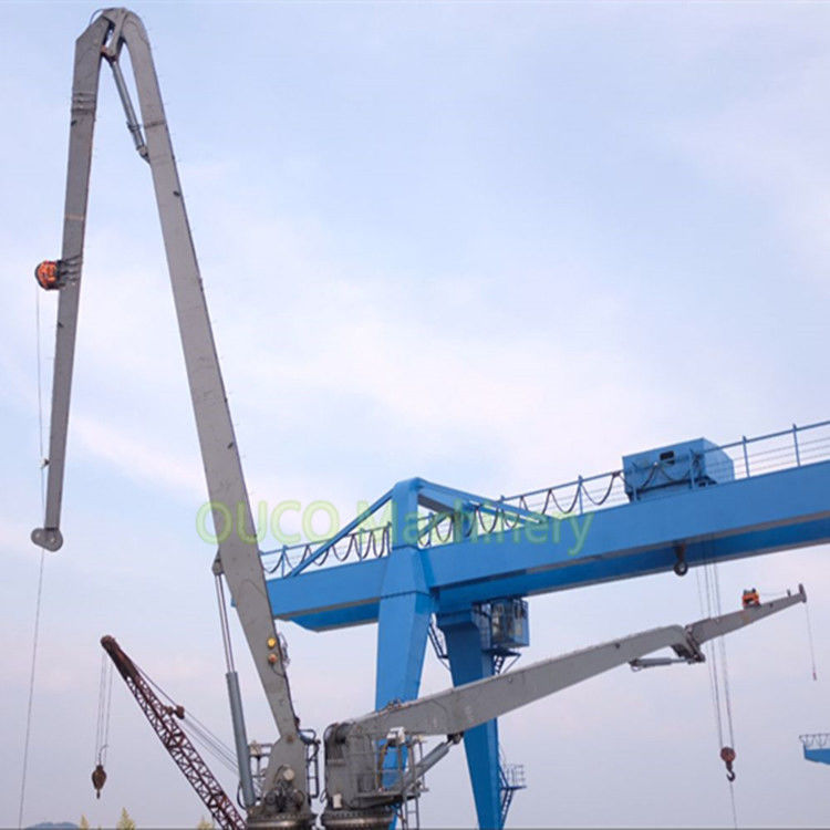 30m Knuckle Boom 1t Wide Shipyard Crane Working Radius