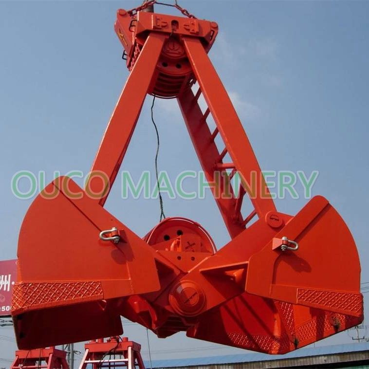bulk cargo 8 CBM CCS 2 Rope Mechanical Grab Bucket