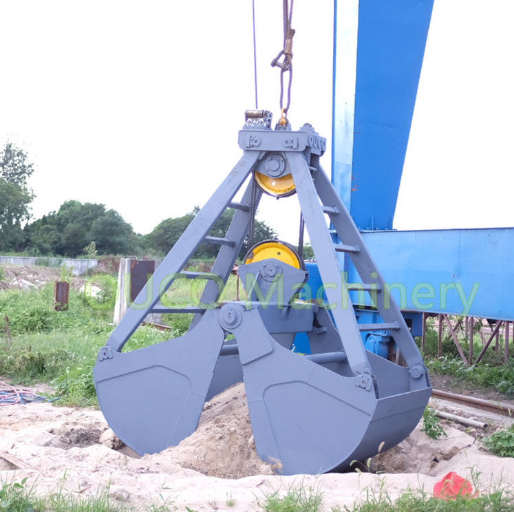 Bulk Material 520mm Pully 8t Mechanical Grab Bucket