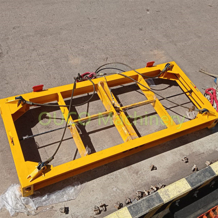 Semi Automatic Container Lifting Spreader Manually 20 Feet heavy duty